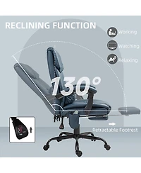 Vinsetto Massage Office Chair, Chair with 6 Vibration Points