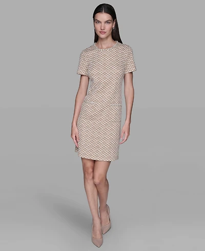 Karl Lagerfeld Paris Women's Crewneck Dress