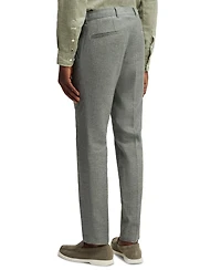 Boss by Hugo Men's Micro-Patterned Stretch Formal Trousers