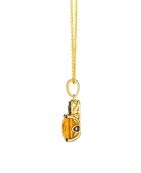 Le Vian Citrine (1.90 ct. t.w.), Vanilla and Chocolate Diamonds Pendant Necklace (0.12 ct. t.w.) in 14K Honey Gold
