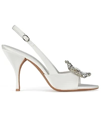 Jeffrey Campbell Women's Triomphe-j Embellished Slingback High-Heel Pumps