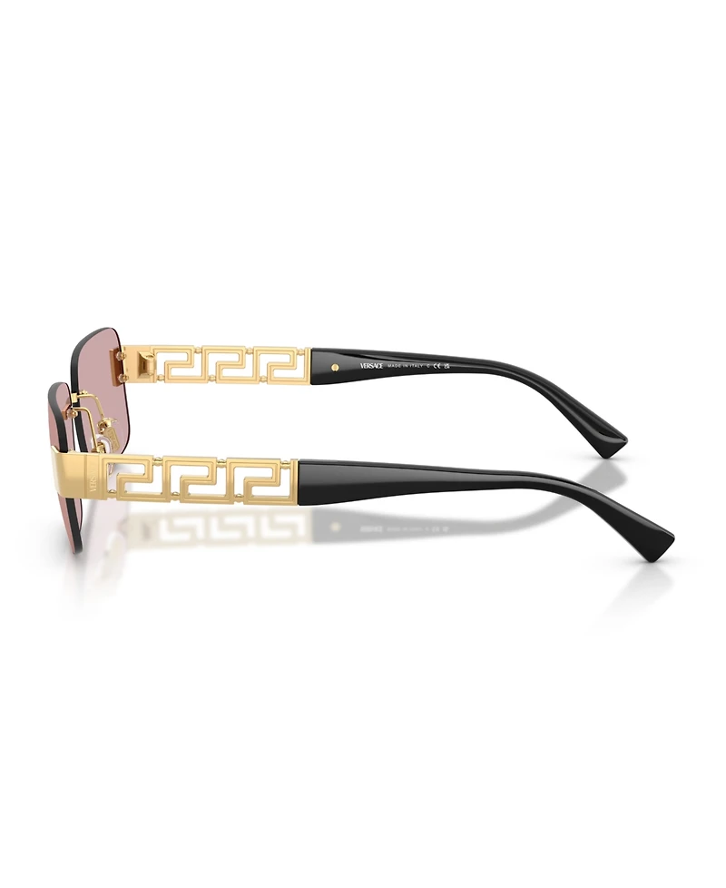 Versace Men's Rectangle Sunglasses