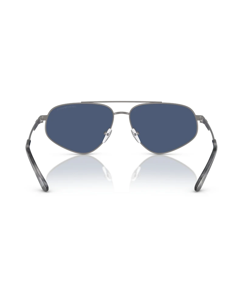 Emporio Armani Men's Pilot Sunglasses, EA2156
