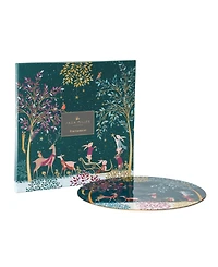 Portmeirion Sara Miller Woodland Tales Deer Robin Serving Plate