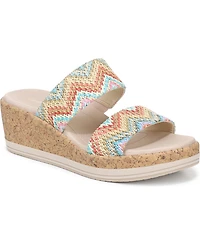 LifeStride Women's Resort Slide Wedge Sandals