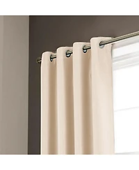 Olivia Gray Lydia Matte Embossed One Blackout Panel - 52"x84", Beige