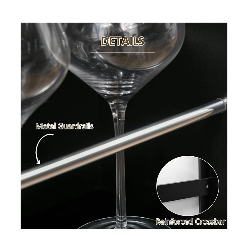 Slickblue Contemporary Bar Table for Kitchen or Dining Room Use