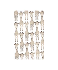 Hudson Baby Cotton Flannel Burp Cloths 10-Pack, Giraffe, One Size