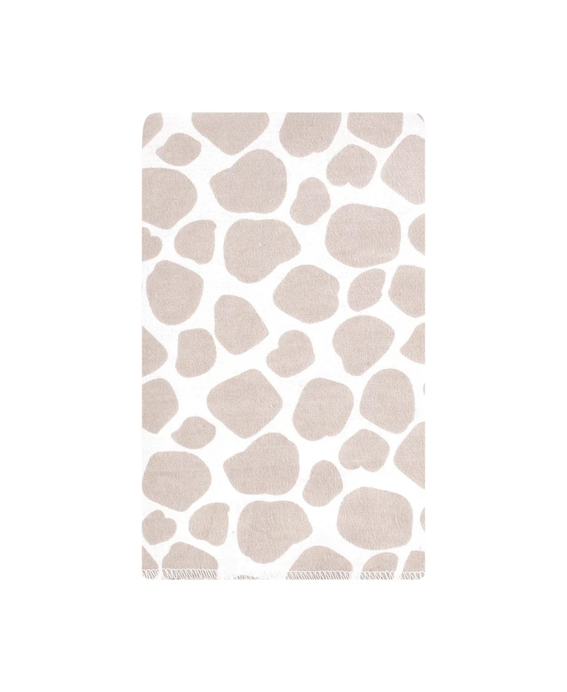 Hudson Baby Cotton Flannel Burp Cloths 10-Pack, Modern Safari Friends, One Size