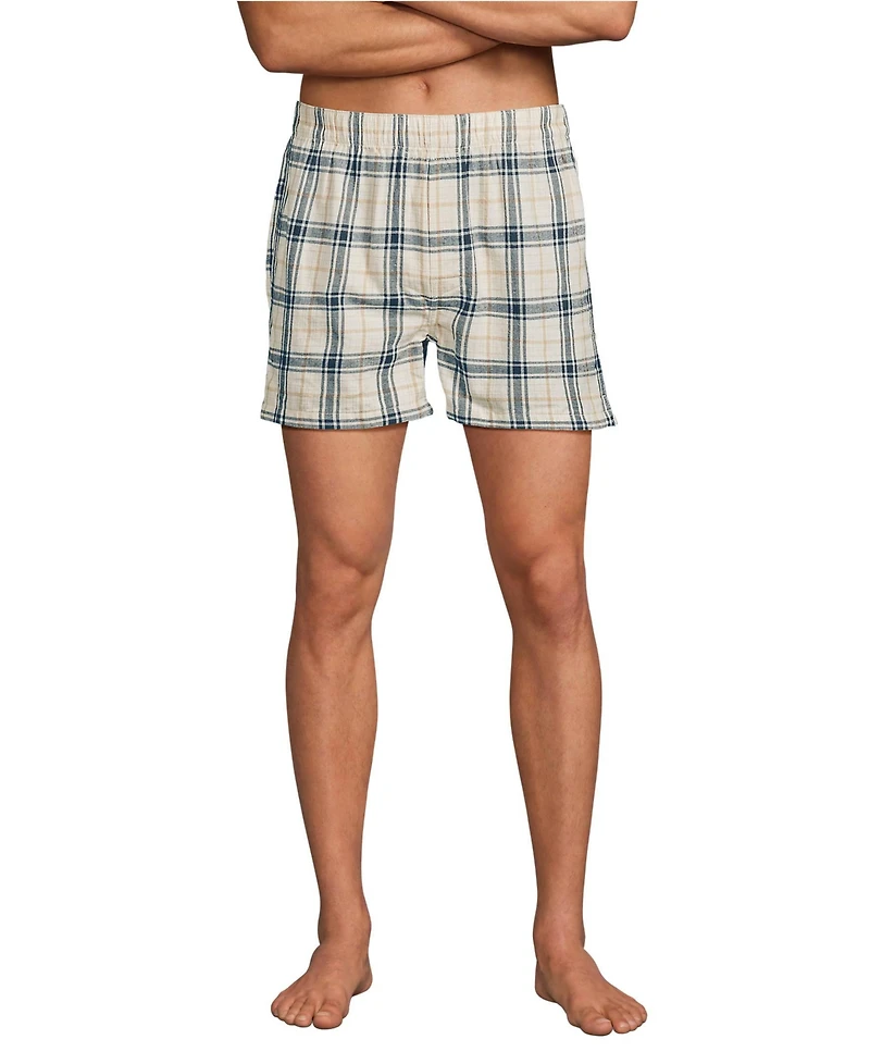 Lands' End Men's Classic Fit Flannel Boxers
