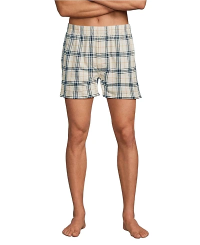 Lands' End Men's Classic Fit Flannel Boxers