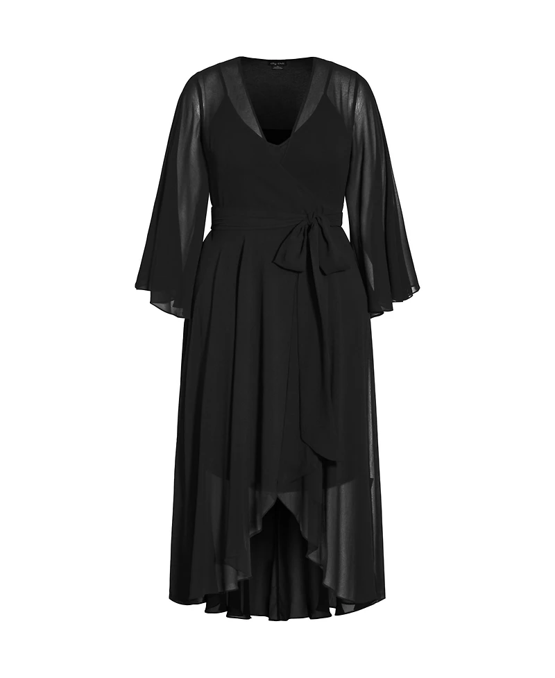 City Chic Plus Fleetwood Maxi Dress