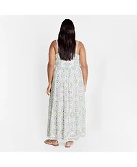 City Chic Women's Plus Size Molly Print Maxi Dress