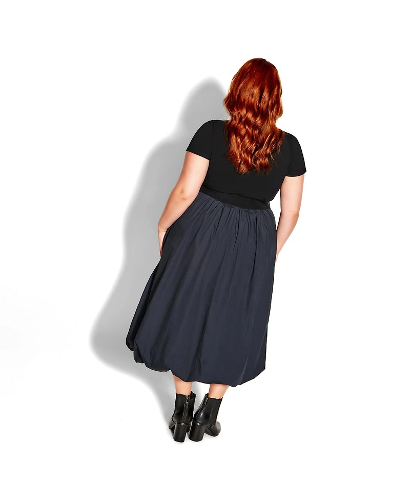 City Chic Women's Plus Paris Days Dress