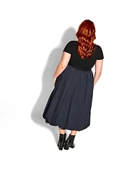 City Chic Women's Plus Paris Days Dress