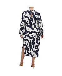City Chic Women's Plus Size Enya Print Dress