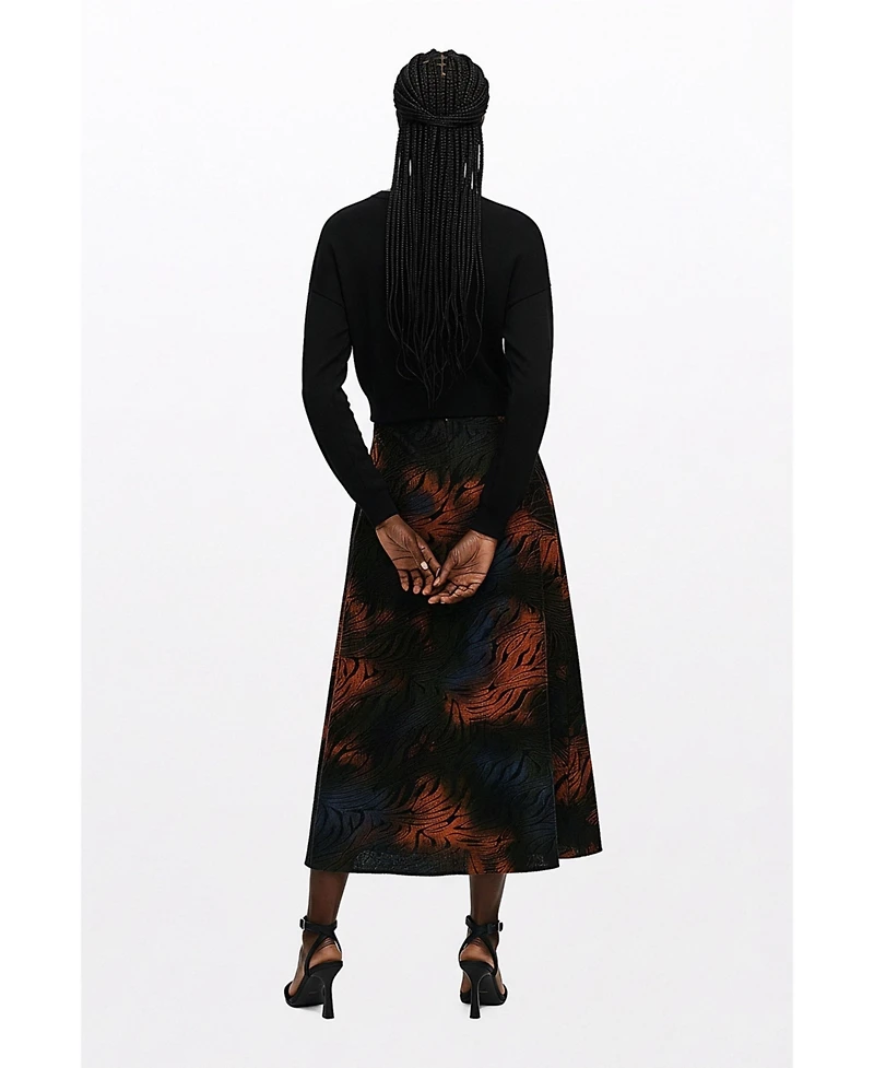 Desigual Women's 2-in-1 dress with animal print