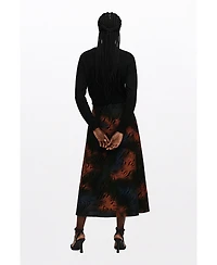 Desigual Women's 2-in-1 dress with animal print