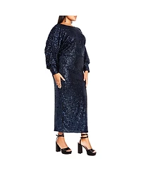 City Chic Women's Tilly Sequin Dress