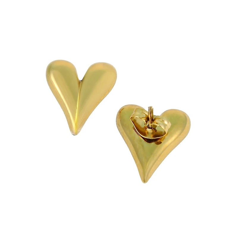 Women's The Danity-Amore Stud Earrings - California Gold