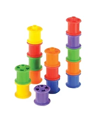 Kaplan Early Learning Buttons & Spools Lacing Set