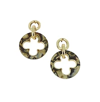 Women's The Clover-Tortoiseshell Drop Earrings
