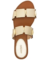 Arezzo Women's Lyra Slip On Flat Sandals