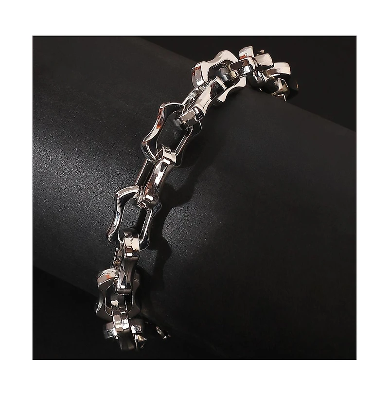 Women's The Bracket-Link Chain Bracelet - Chrome Silver