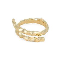 Women's The Crumple-Wrap Cuff Bracelet - California Gold