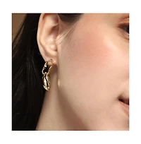 Women's The Hollow-Shell Drop Earrings - California Gold