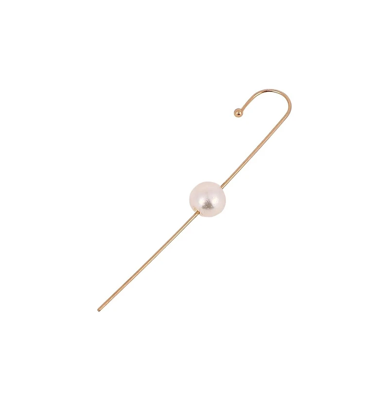 Women's The Snowball-Pin Cuff Earring - California Gold