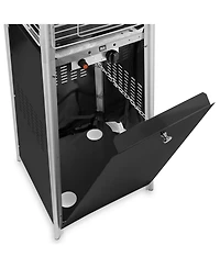 Casafield Outdoor Patio Heater with Dancing Flame Stainless Steel, Uses Standard 20lb Lp Propane Gas Tank