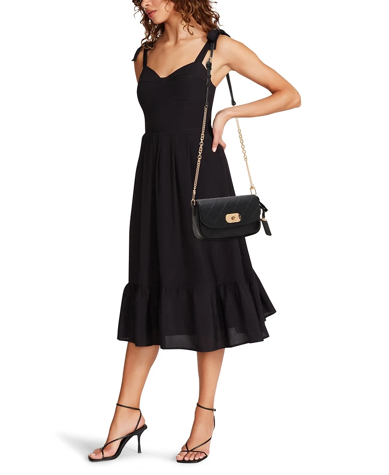 Anne Klein Covered Buckle Small Crossbody Bag