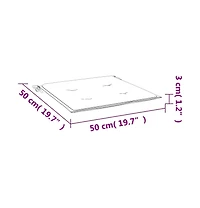 vidaXL Chair Cushion Set of 6 Red Oxford fabric