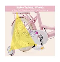 Artudatech Durable & Adjustable to Grow with Your Child Unicorn Kids Bike