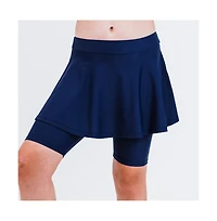 Calypsa Little Girls Midi Swim Skort