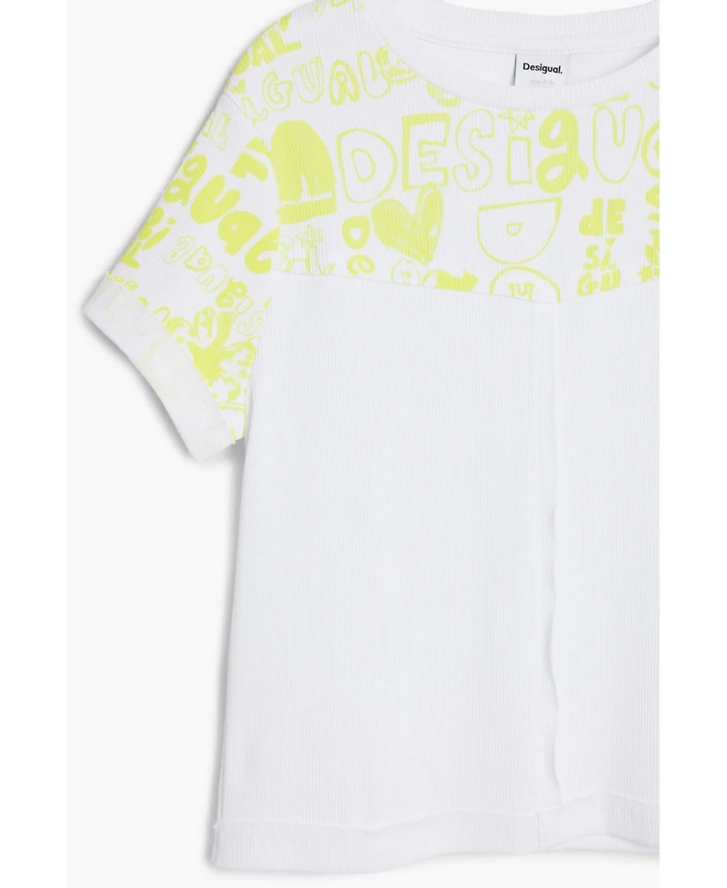 Desigual Girls Girls's Short-sleeve T-shirt with lettering