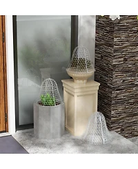 Outsunny 6 Pack Garden Chicken Wire Cloche, Animal Plant Protectors