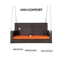 Slickblue Outdoor Swing Chair for Patio, Garden, or Backyard