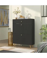 Shoe Cabinet for Entryway, Hallway, or Bedroom Storage