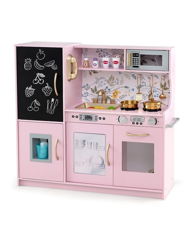 Sugift Toddler Pretend Play Kitchen for Boys and Girls 3-6 Years