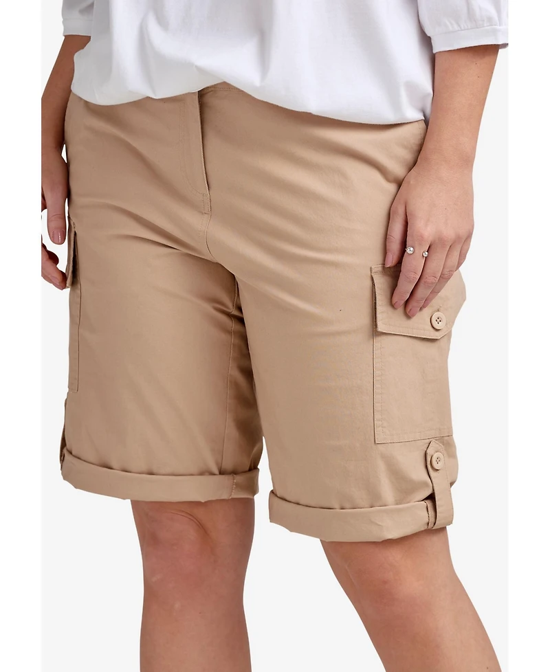 ellos Women's Convertible Cargo Shorts
