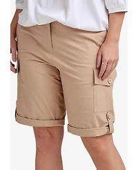 ellos Women's Convertible Cargo Shorts