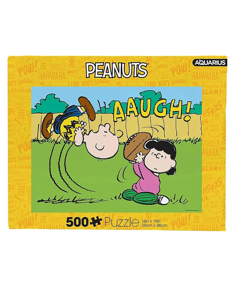 Nmr Distribution Peanuts Lucy Football 500 Piece Jigsaw Puzzle