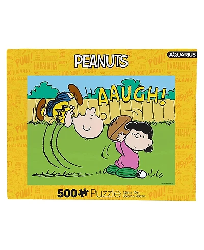 Nmr Distribution Peanuts Lucy Football 500 Piece Jigsaw Puzzle