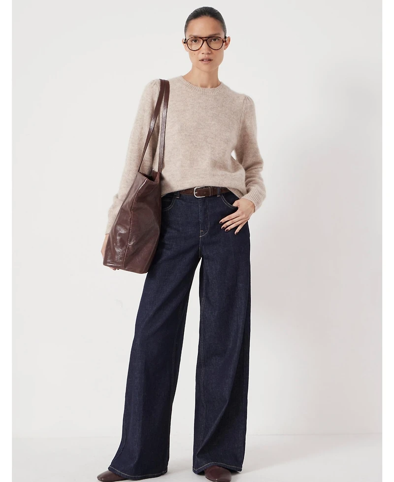 Hush Women's Emily V-Neck Puff Sleeve Top