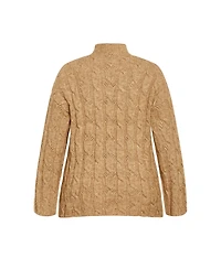 City Chic Women's Iris Cable Sweater