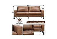Aecojoy 79" Couch for Living Room, 3 Seat Sofa Livingroom