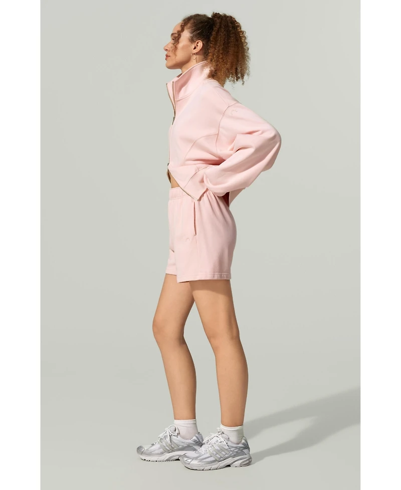 Lilysilk Silkerry Oversized Heirloom '89 Zip Stand Collar Jacket