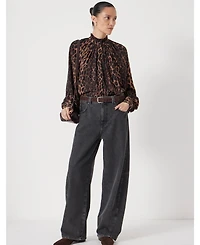 Hush Women's Fleur Floaty Chiffon Blouse